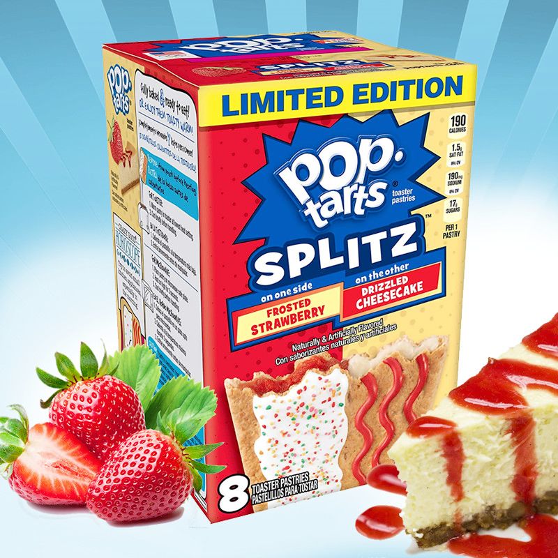 LocuraFood's tweet image. Pop-Tarts Splitz de fresa escarchada y tarta de queso. Una auténtica maravilla! Levántate por la mañana, mételas en la tostadora y ¡a gozar! Las tienes aquí locurafood.es/todos-los-prod…
.
.
.
#poptarts #splitz #fresa #tartadequeso #locurafood