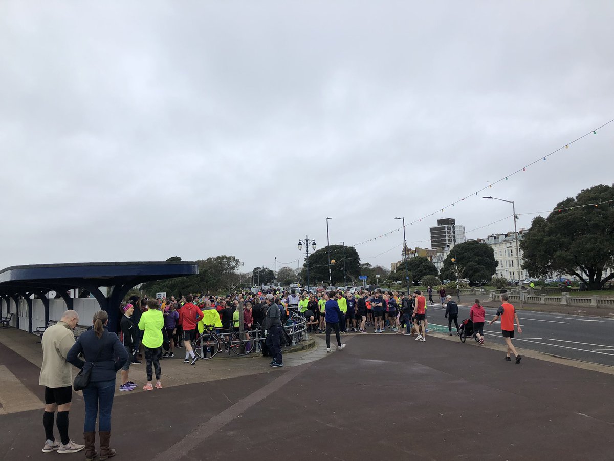 stephengorys's tweet photo. Southsea Parkrun, wearing our new glamorous hi viz vests on international women’s day https://t.co/Bzkd2o1CrK