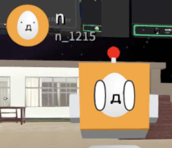 chatii's tweet photo. @n_1215 すごい顔になってますね #virtual_study_group #clusterVR https://t.co/hE12cxPU7D