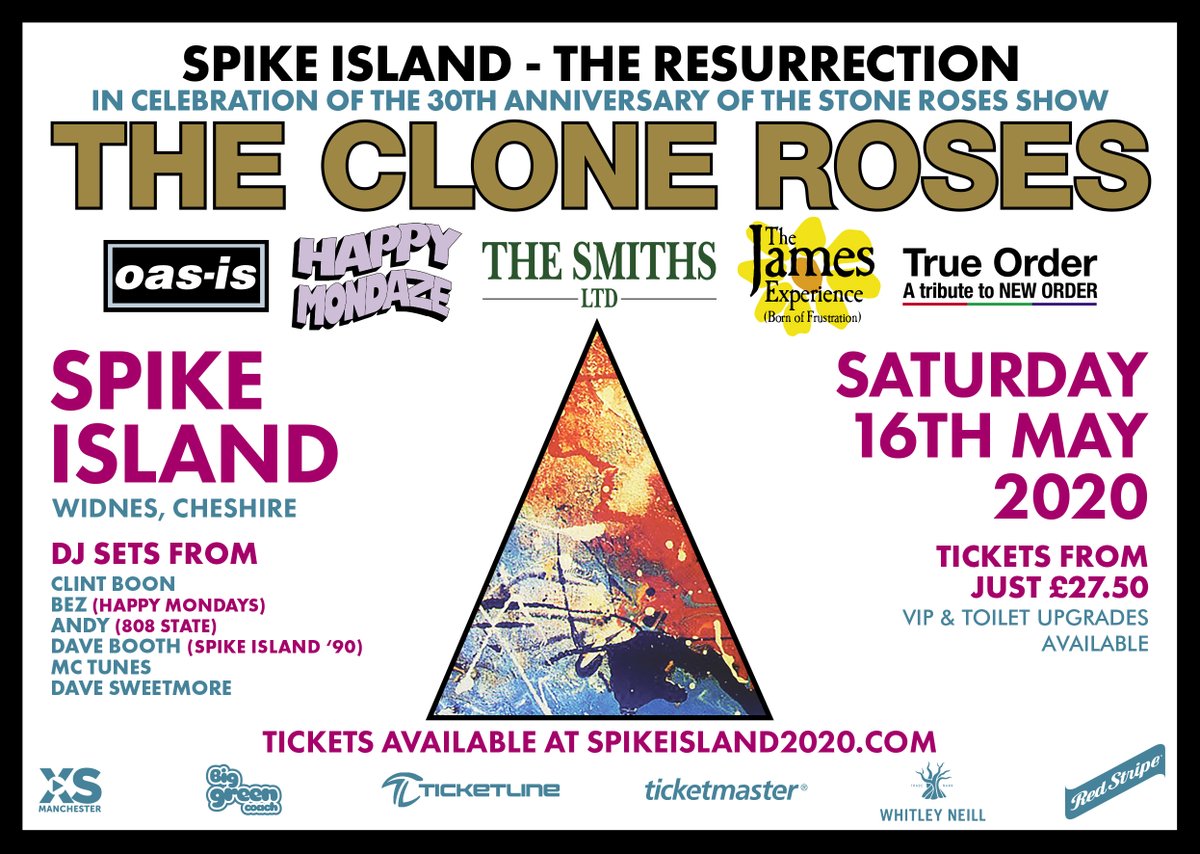 ⭐Spike Island - 10 weeks today⭐
❌ 1st Release - Sold Out
❌ 2nd Release - Sold Out
✔️ Final Release - Over 75% SOLD, be quick
✔️ VIP - Very Limited Tickets now Released