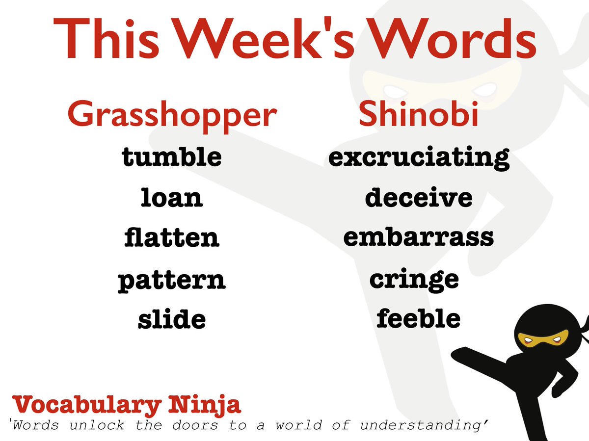 VocabularyNinja's tweet photo. This week's Words of the Week are now available to download! 10 essential tier 1 and tier 2 words to explore and master! https://t.co/GpYnSAP0ke Download them now for free! 🚨🔥🙏 https://t.co/myAs9xX36g