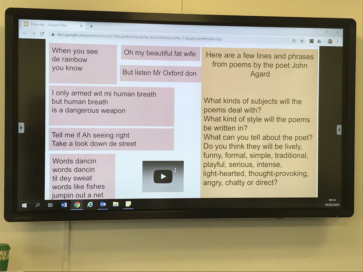 croydonenglish's tweet image. All set up and ready to welcome students from three local primary schools as part of our Shine programme 🌟✨ in English we’ll be discussing what makes @johnagard1 ‘s poetry and performances just do memorable. It will be our own #poetryjumpup #spokenword #poetryperformance