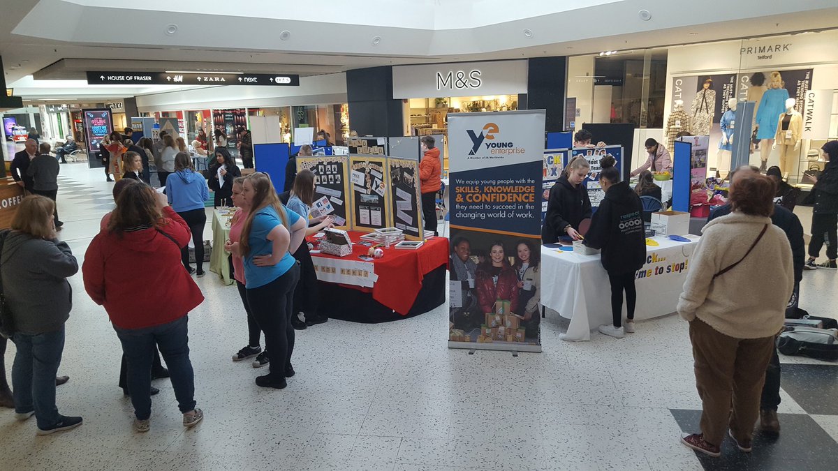 TRADING STARTS 9.00am. Is everybody ready ? Telford Town centre trade fair today ... Saturday.