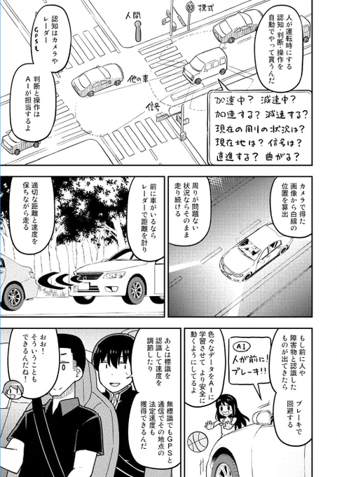 マンガでわかる自動運転② 