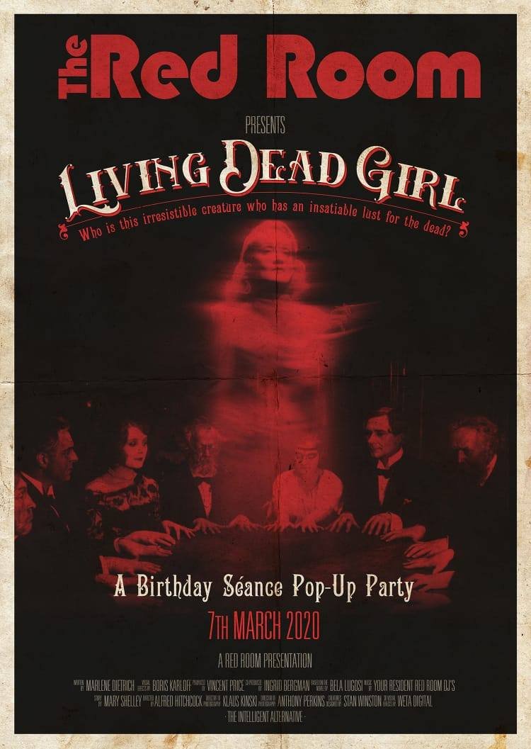 †▲ We are Bringing The Red Room Back from the DEAD tonight for a Pop Up Party to celebrate our 17th Birthday!!! ▲†

#WeLivedOurLivesInBlack #UnderTheRedLights #TheIntelligentAlternative