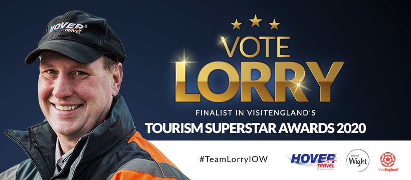 HovertravelLtd's tweet photo. One of our team, Lorry, has been shortlisted for the 2020 @VisitEngland tourism superstar award for his outstanding customer service. 😁👏

Voting is now open and #TeamLorryIOW needs your support! 🏆

Vote now 👉https://t.co/m1vB3B9cKx https://t.co/5gh12HwP4U