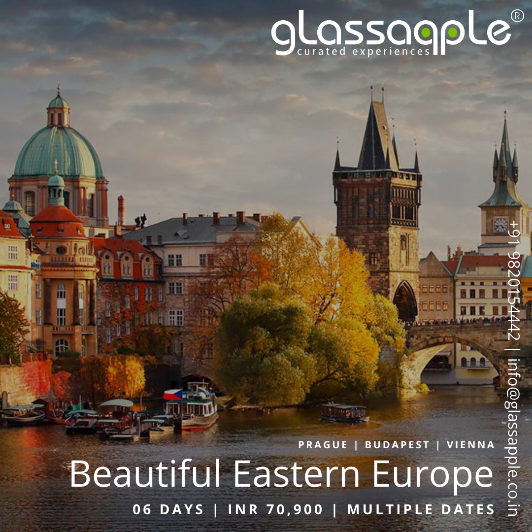 theglassapple's tweet photo. Eastern Europe is a warehouse of culture, whether your preference is fine arts or folk singing. Cities such as Prague, Vienna and Budapest are effortlessly elegant, housing remarkable art collections in palatial surrounds.

Beautiful Eastern Europe starting @ INR 70,500pp https://t.co/k1ewDekPMT