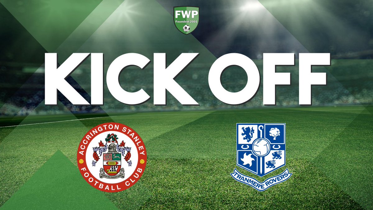 FWPTranmere's tweet photo. KICK-OFF: @FWPAccrington v @FWPTranmere https://t.co/hi1ZM4opo7 https://t.co/LFc2qOc79E