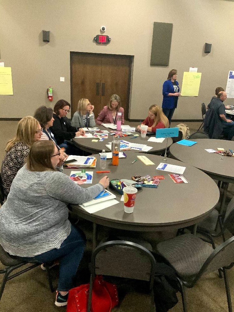 Phase III of the Strategic Planning process was a succss! With the leadership of Mrs. Hau and our strategic plan, it is exciting times to be a RACER!   Collaboration is what families do! 🏁💙🏁