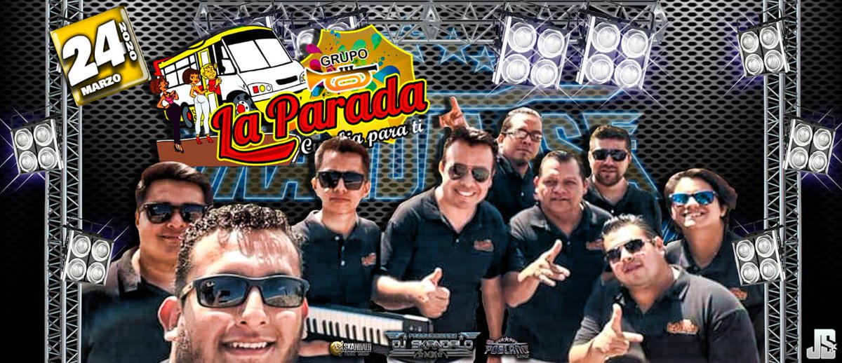 GrupoParada's tweet photo. Nos vemos el 24 de marzo en la https://t.co/grxIOcqozt Puebla! 😀😀 
#SubaleSubaleHayLugares #CumbiaWepa #GrupoLaParada #CumbiaParaTi! https://t.co/Xvc63axfDw