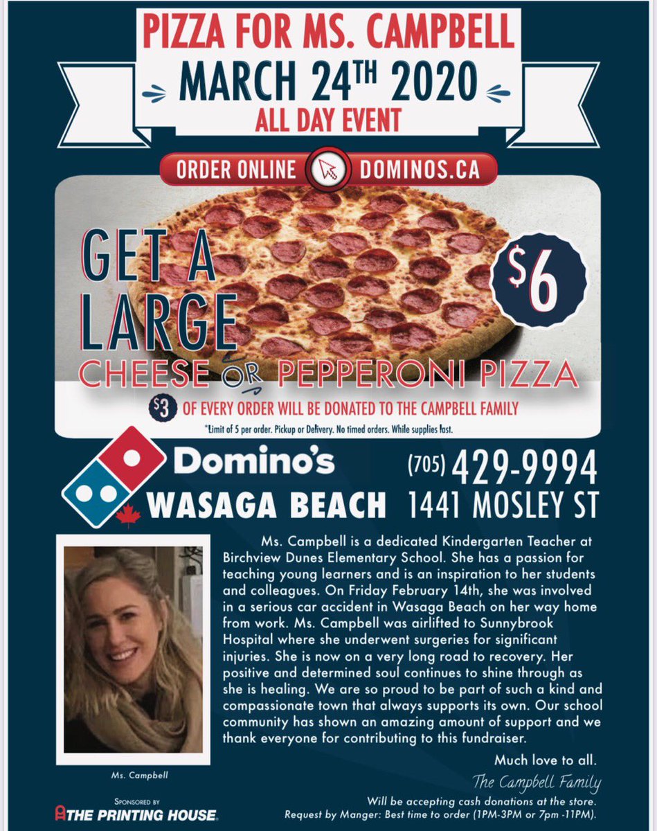 BirchviewDunes's tweet photo. Please help support our amazing Ms. Campbell!!!  Mark your calendars now!!! #caringhearts #caringcommunity @michaelgiffen @SCDSB_Schools https://t.co/RL6Y56Tgs1