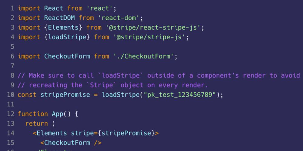 codebymdb's tweet image. #weekendcoder - Introducing the React Stripe.js library, API updates, and new guides: buff.ly/2Tywzs2