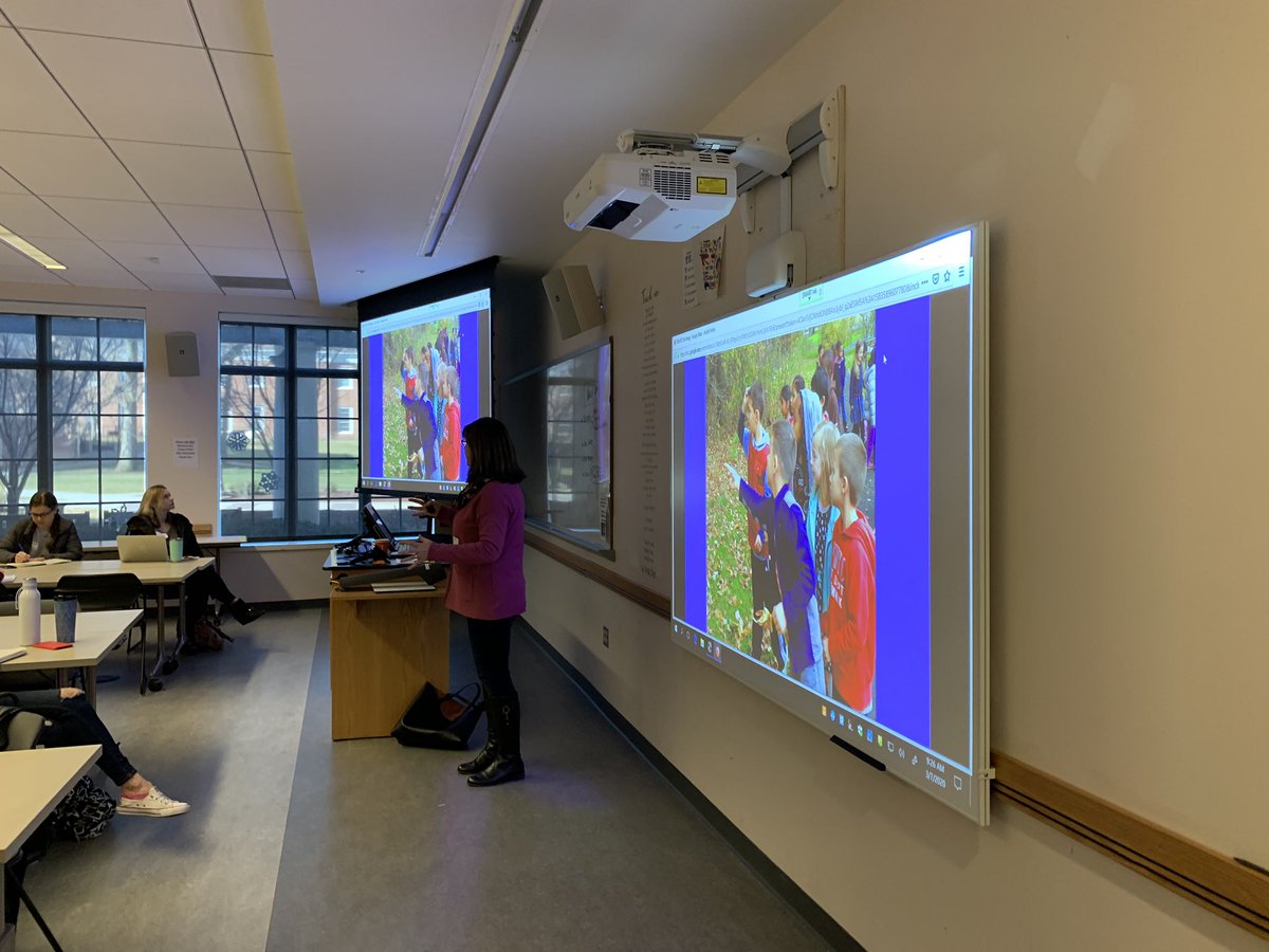 EnvSusTCNJ's tweet photo. Thrilled to see such engaging workshops in action at the #esesummit2020. @TCNJSchoolofEd @TCNJ @HES_Principal @MuziLearningLab @louammentorp https://t.co/kdn2L44x3U