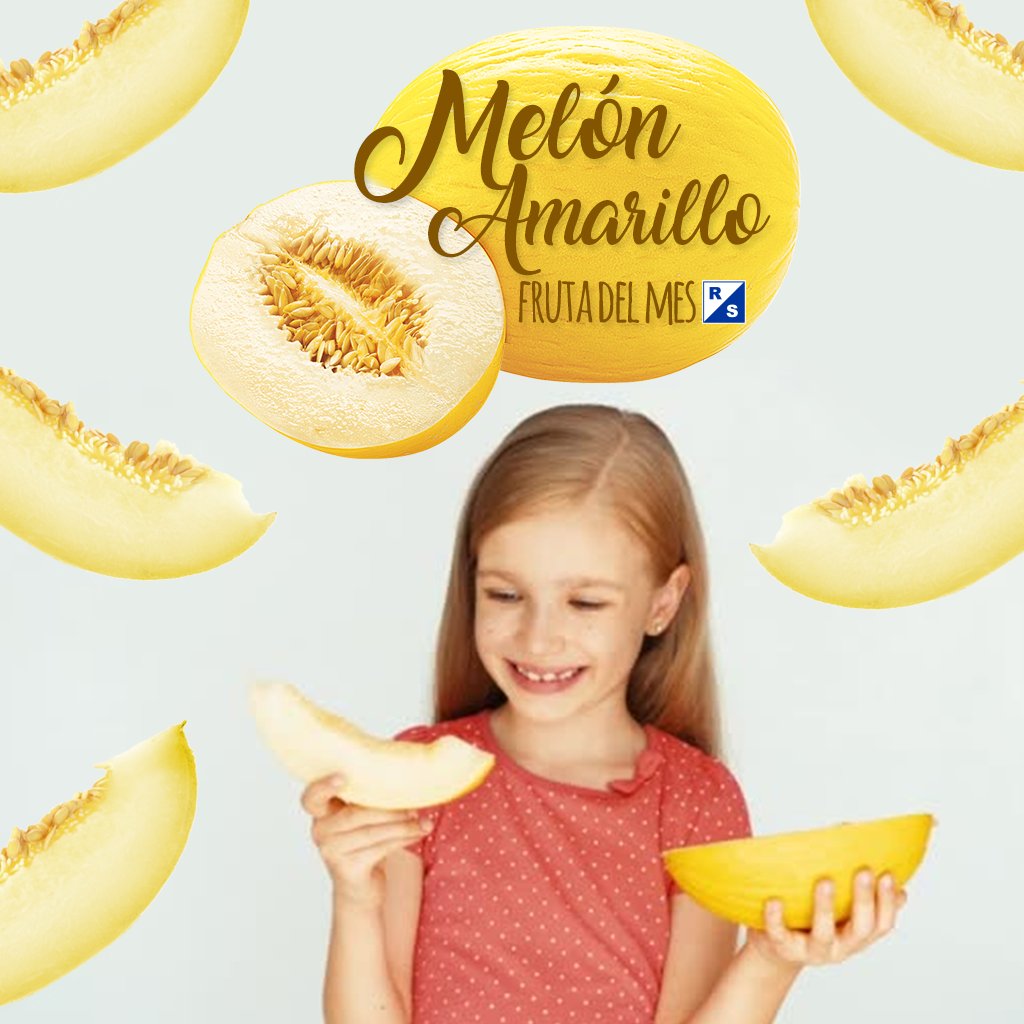 Riba_Smith's tweet photo. Al elegir tu melón🍈 confía en los sentidos, que tenga un olor dulce y notorio, esto te dirá que está bien maduro. Busca el más pesado, los de cáscara gruesa tienen mejor sabor. Ten una dieta con alimentos de temporada gracias a nuestra #FrutadelMesRS #MelonAmarillo en #RibaSmith https://t.co/YCy7UtnE1d