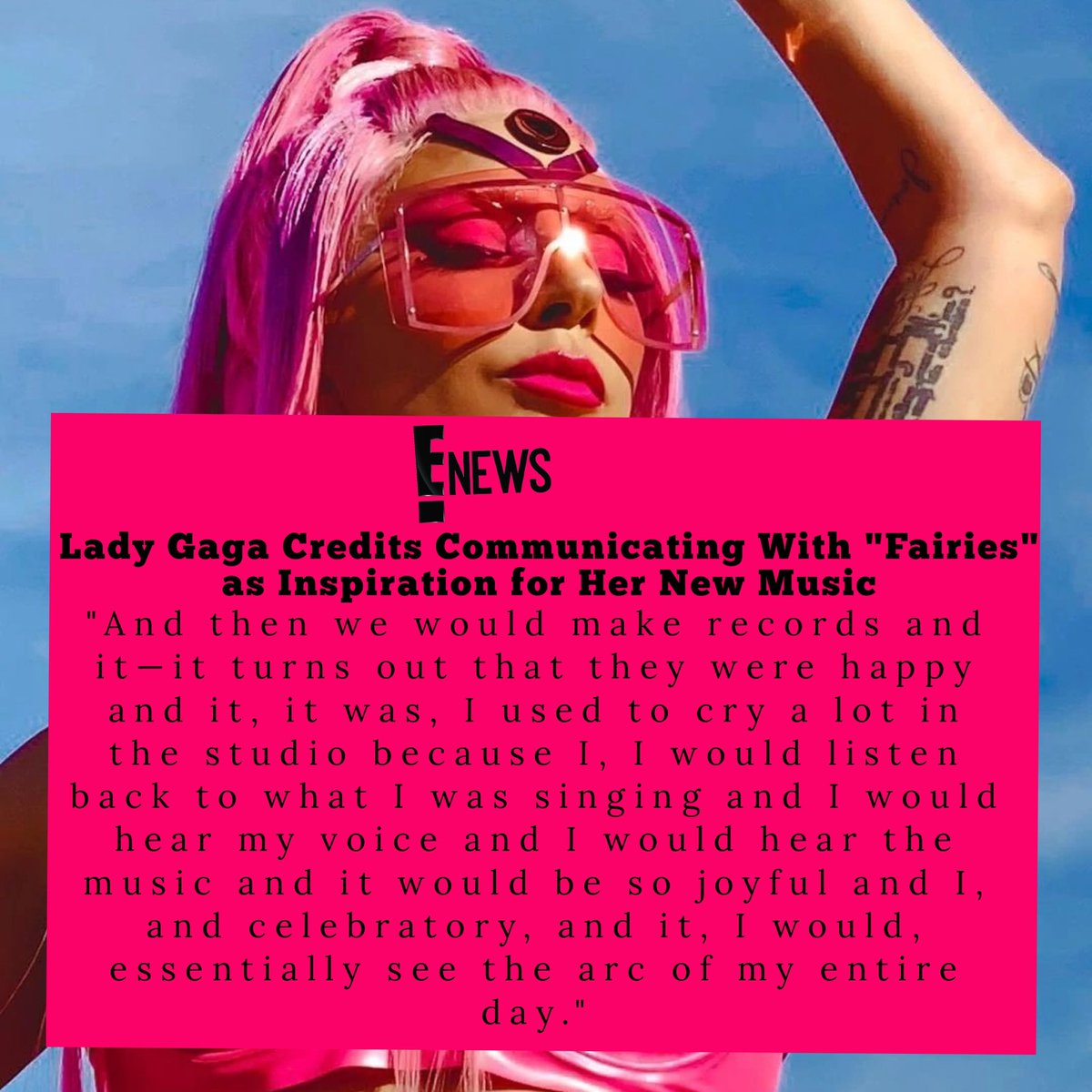 frankiefermi's tweet photo. This is a continuation of the ‘fairies’ quote... just reading it makes me so emotional... her creative and artistic process has always be one of the most inspiring things & possibly one of the many reasons I never looked back. #CHROMATICA #IWantYourStupidLove 🙌 https://t.co/fKbhymdogX