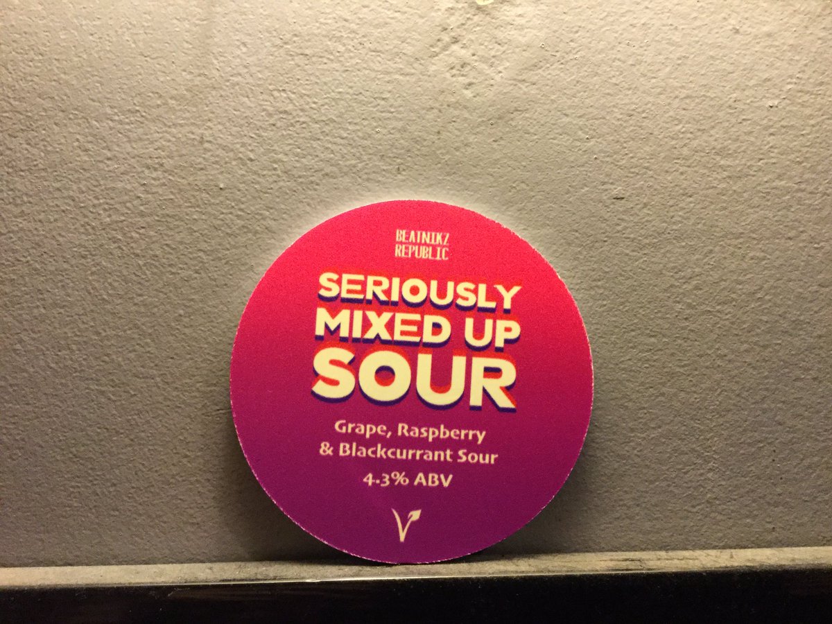 Guest Keg 

Hello: @BeatnikzRep Seriously Mixed Up Sour
Goodbye: @BeatnikzRep Brandy Snap