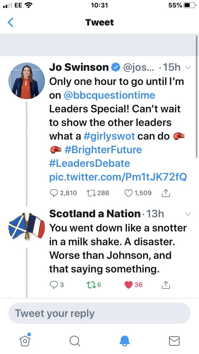 Sheilam19534814's tweet photo. @ruth_wishart @joswinson I would not imagine @agcolehamilton would be too chuffed if @willie_rennie is forced to step down due to his complicity in David Steele debacle and then #FauxJO Swinson swans in like a #DelusionalDiva
A bit of a commute from her home in England 🙄 https://t.co/541JIVRbrH