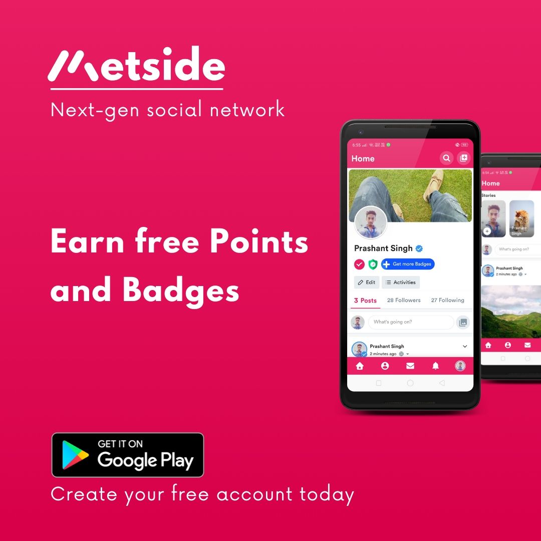 metside's tweet photo. Earn free Points and Badges,
next-gen Social network is here...

Create your free Account today - https://t.co/O7CLbS1rg7 
#free #socialnetwork #trust #authentic #see #nextgen https://t.co/SgO8qJ91Yb