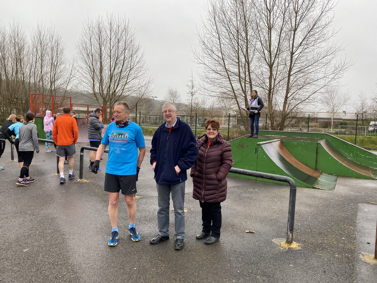 parkrunCymru's tweet photo. The 1st in Wales today! #trelaiparkparkrun launched by 11 GP surgeries caring for 65,000 residents of @CardiffSW in @CV_UHB. #parkrunpractice is growing. Thanks @MarkDrakeford @CMOWales @cardiffcouncil @WelshAthletics @elycaerau https://t.co/YhXbdkr8kU
