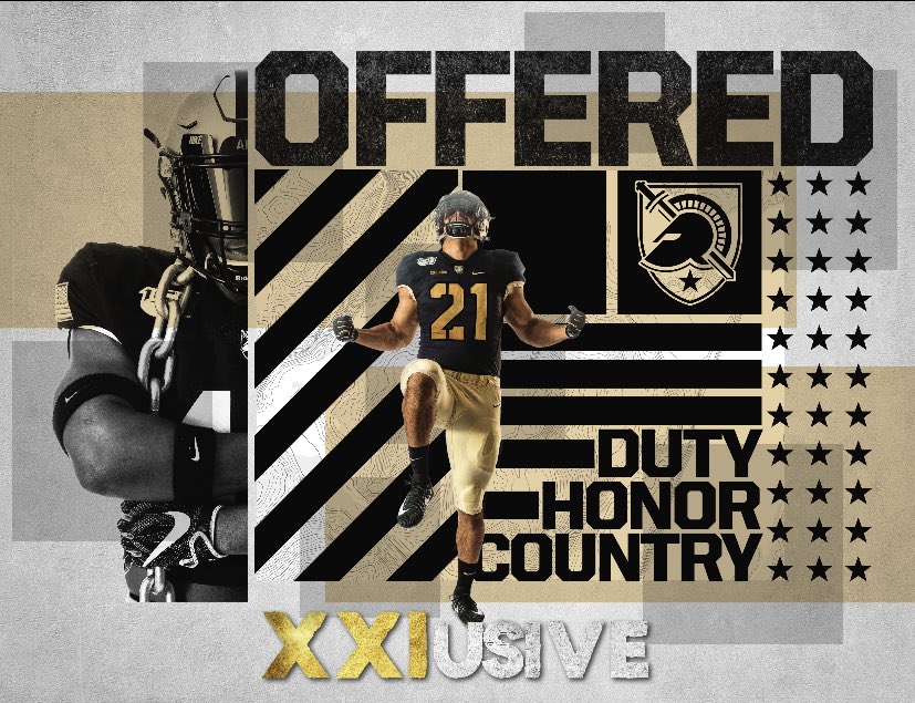 DudleyAmeer's tweet photo. Blessed and Honored to recieve an Offer from Army West Point⚔️ @CoachJohnLoose #GCTNB #AGTG https://t.co/7DjVbN9HbH