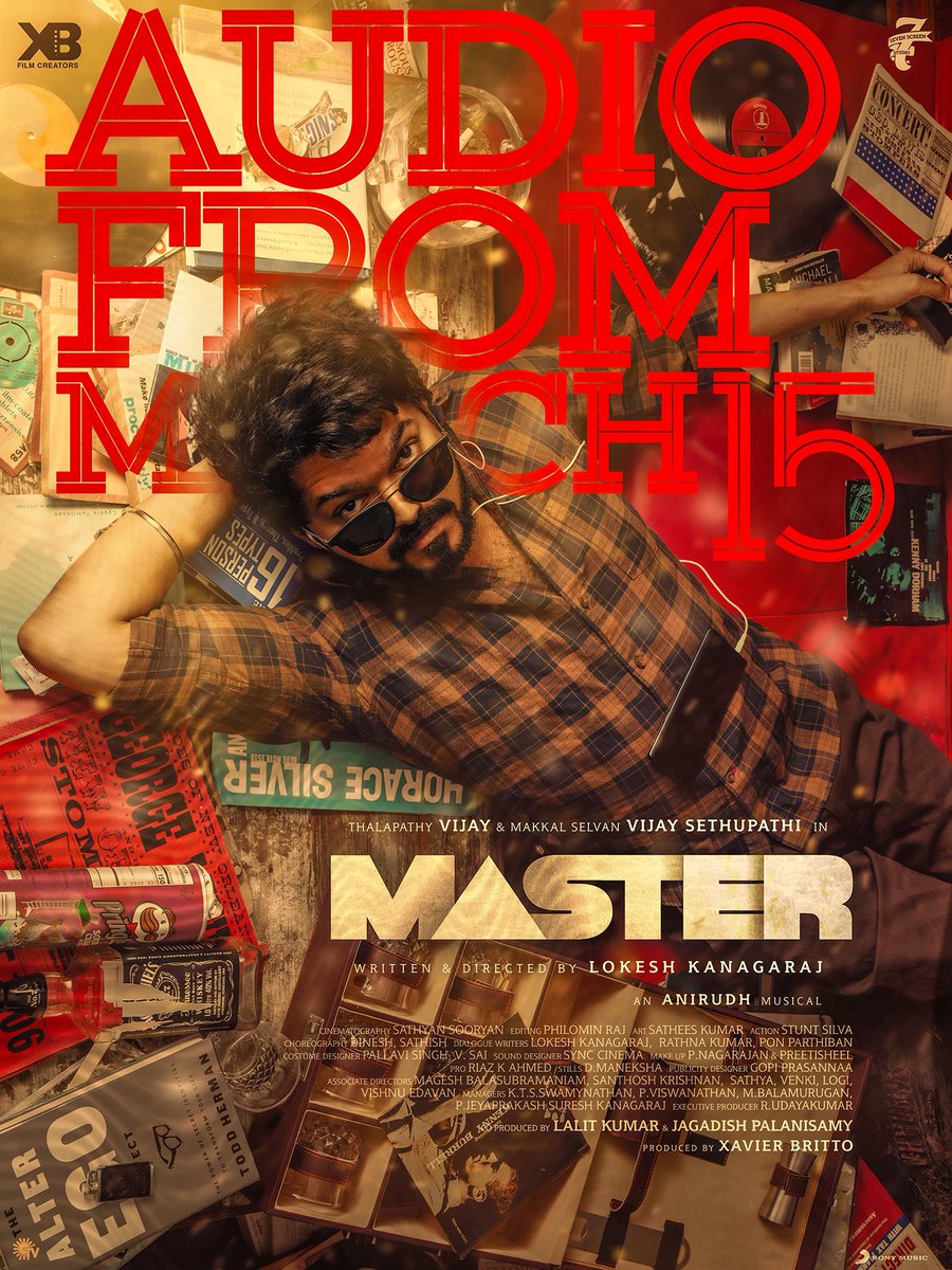 Jagadishbliss's tweet photo. #MasterAudioLaunch this 15th of March! 🔥 

#Master https://t.co/KCaOnaps6O
