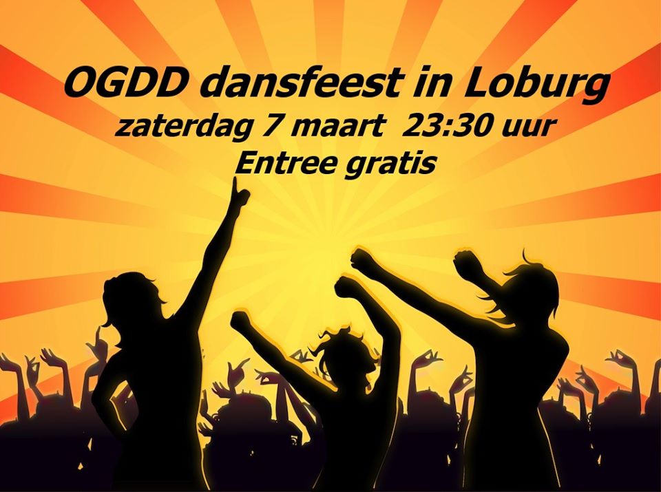 VANAVOND, zaterdag 7 maart, in <a href="/CafeLoburg/">Café Loburg</a> : Onze Generatie Draait Door Dansfeest ! Aanvang 23:30 uur. Gratis entree.

#onzegeneratiedraaitdoor #ogdd #dansfeest #pop #funk #rockandroll #soul #hardrock #disco #latin #reggae #cafeloburg #loburglive #wageningen