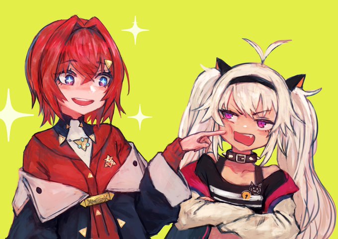 #絵ンジュ
#マオのお絵かき帳
アンマオ記念日‼️ 