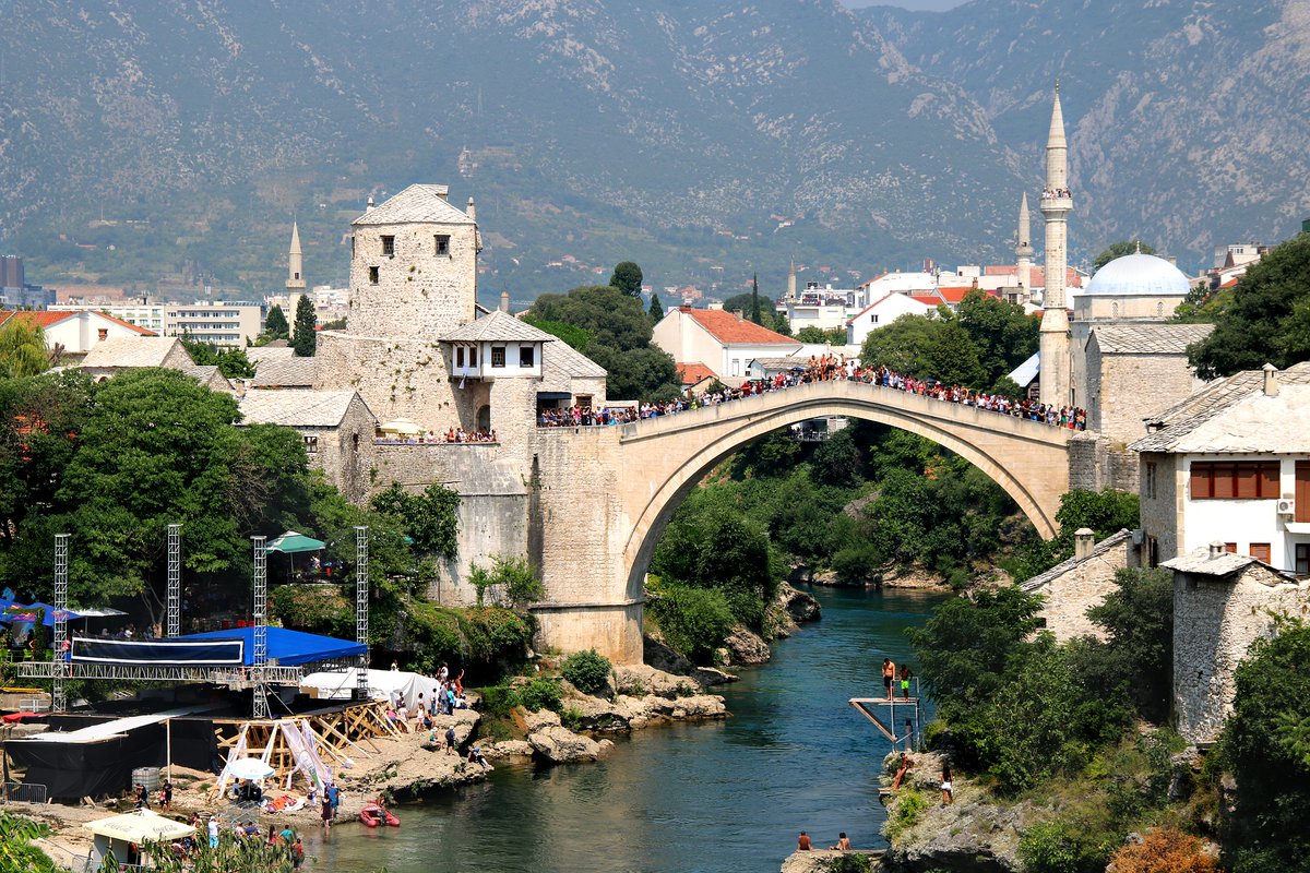 BosniaTo's tweet photo. Mostar, town, Bosnia and Herzegovina. The historic town of Mostar developed in the 15th and 16th centuries as an Ottoman frontier town and during the short Austro-Hungarian period in the 19th and 20th centuries.
➡️ https://t.co/o8pQp27CMF
#mostar #tobosnia #travel #visitmostar https://t.co/2AizfTdQP6