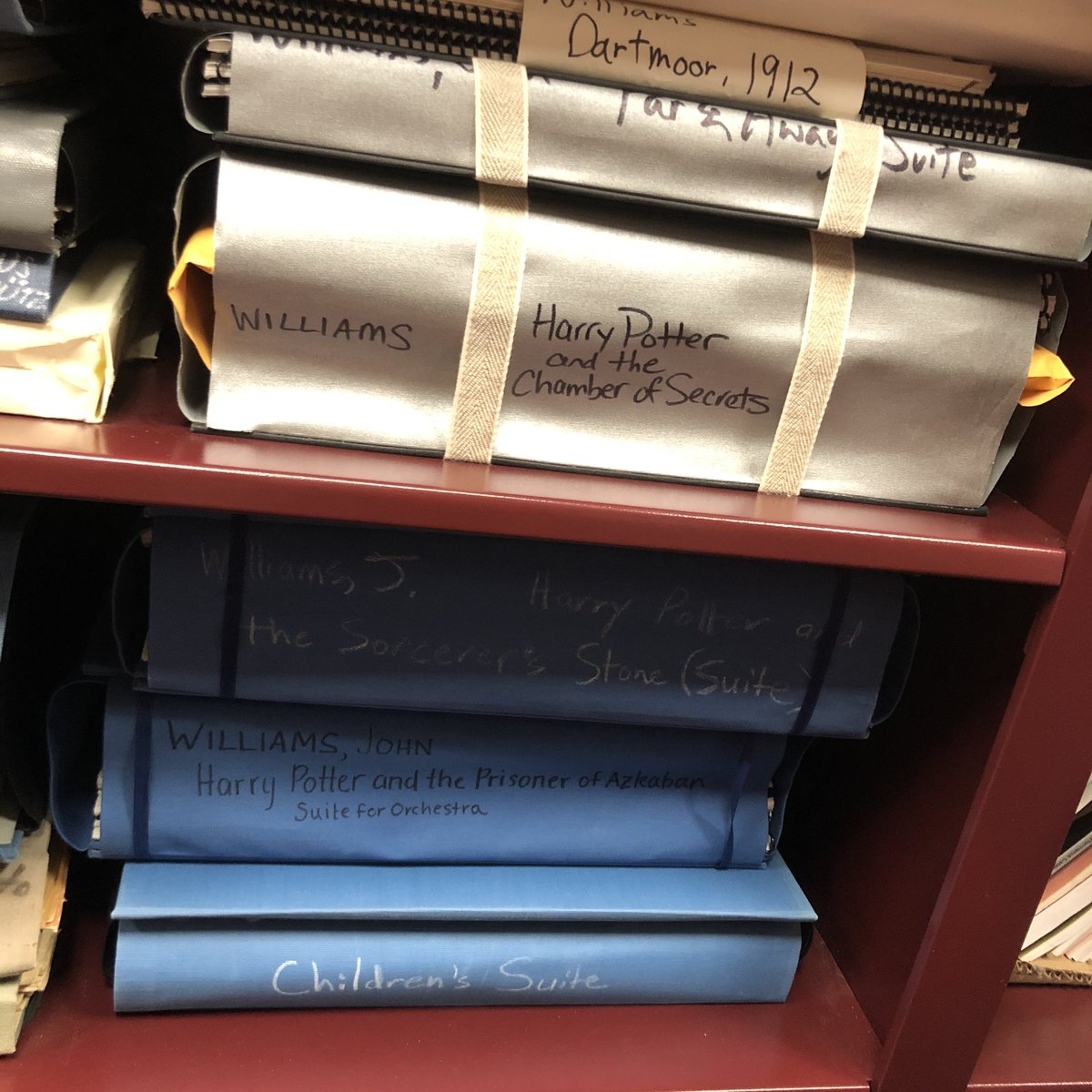 GreenReader720's tweet photo. We found the Philly Orchestra library! https://t.co/zm8HGSgeUA