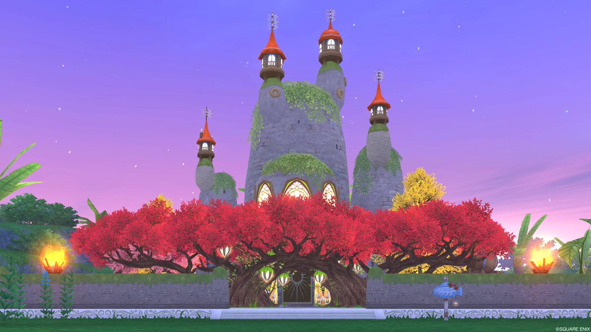 とらのお えのころ 1 げんたの 2 ジュレット住宅村 未開のジャングル地区 丁目 1番地 3 ドワチャッカ騎士団の円卓城のレプリカ 入り口の樹木のトンネルから 光の通路を進むと円卓の間へ行くことができます さん階にはプラネタリウムが