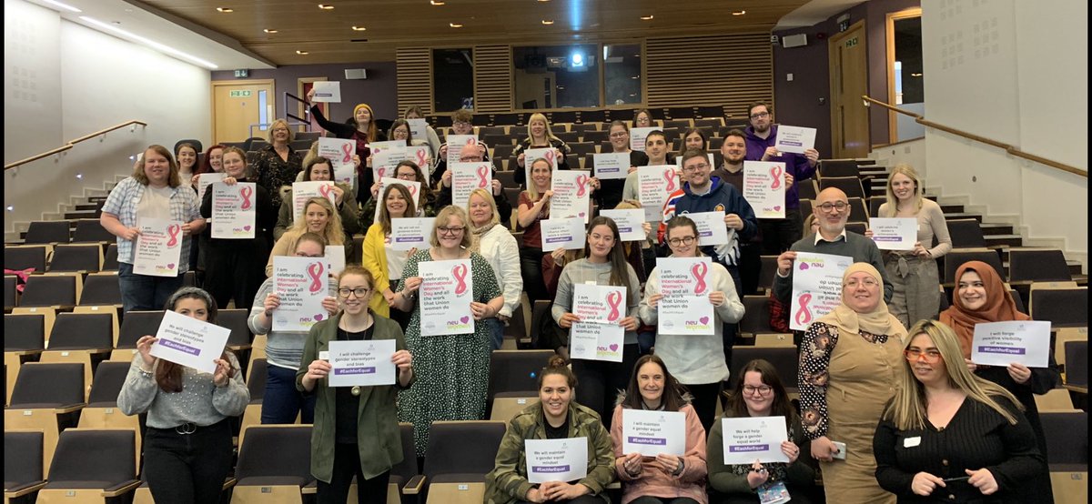 Marking International Women’s Day at #npywnorthwest <a href="/NEUNW_Region/">Regional Secretary</a> <a href="/NEUNorthWest/">NEU North West Organisers</a> 

#EachforEqual #IWD2020