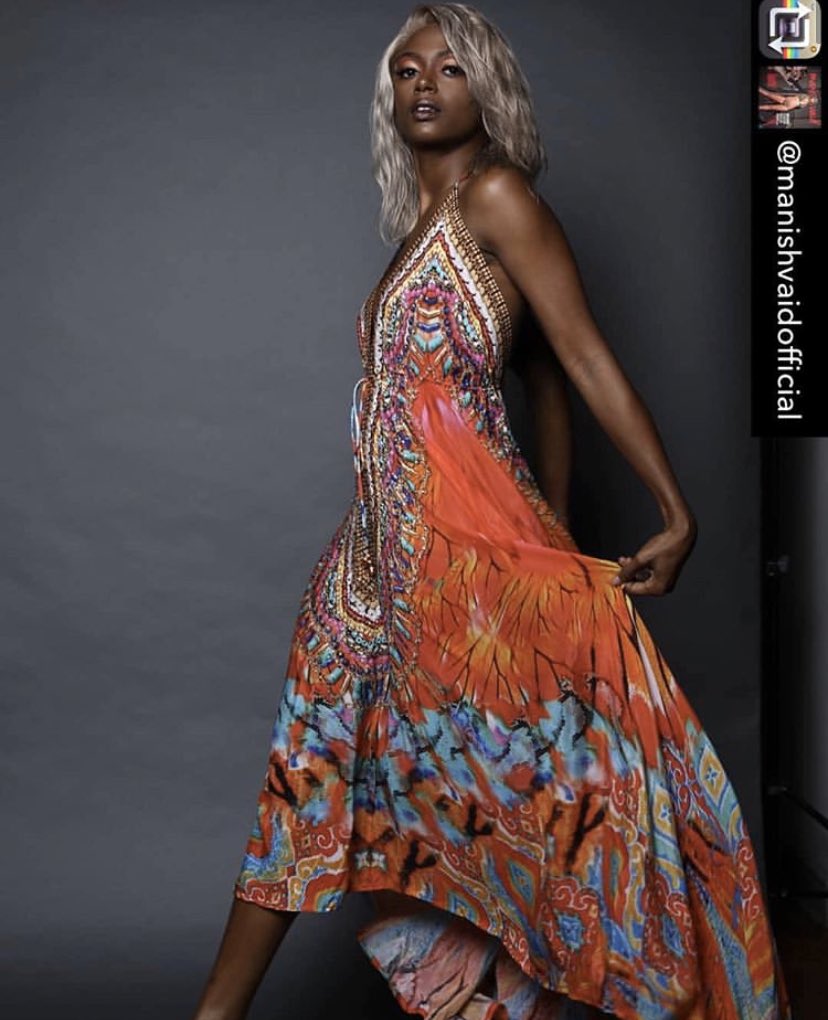 HauteCGala's tweet photo. Repost from 2020 Haute Couture Gala Designer #manishvaid #jsquad  - Featured: Long halter neck dress i. bright orange summer print with hand embellished crystals and beads.
Whatsapp @ +1-323-675-4006 for shopping!!! https://t.co/EWQAcR8kaG

Photography: #faschiony https://t.co/R8bKkbegu0
