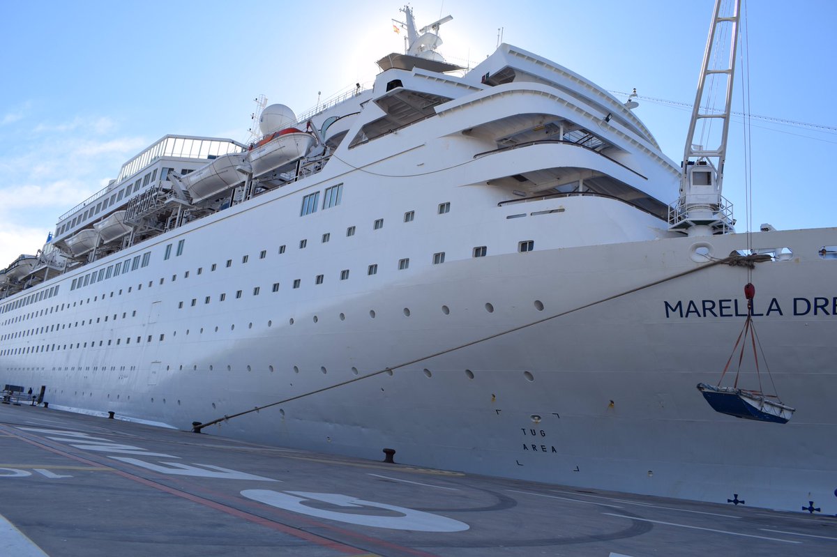 PuertodeCtg's tweet photo. #MarellaDream @TUIUK atracado en nuestra terminal de Cruceros. https://t.co/OlE751Ncur