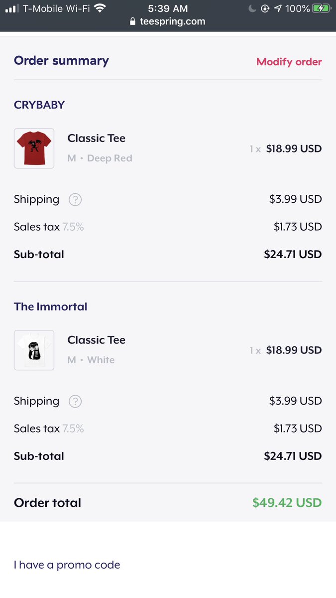 doseofinsvnity's tweet photo. @triIIvalentine Snatched up a couple of tees. Thanks 🖤 https://t.co/OfbVb9EUCh