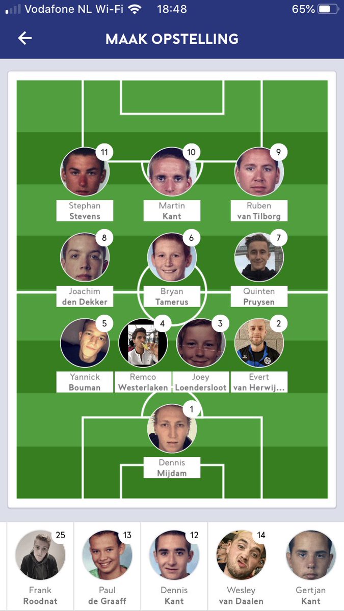 Opstelling <a href="/GRC_14_/">GRC 14</a> 2 voor de uitwedstrijd om 12:30 bij <a href="/vv_ASWH/">ASWH</a> 2 van <a href="/CeesHeeren1/">Cees Heeren</a>