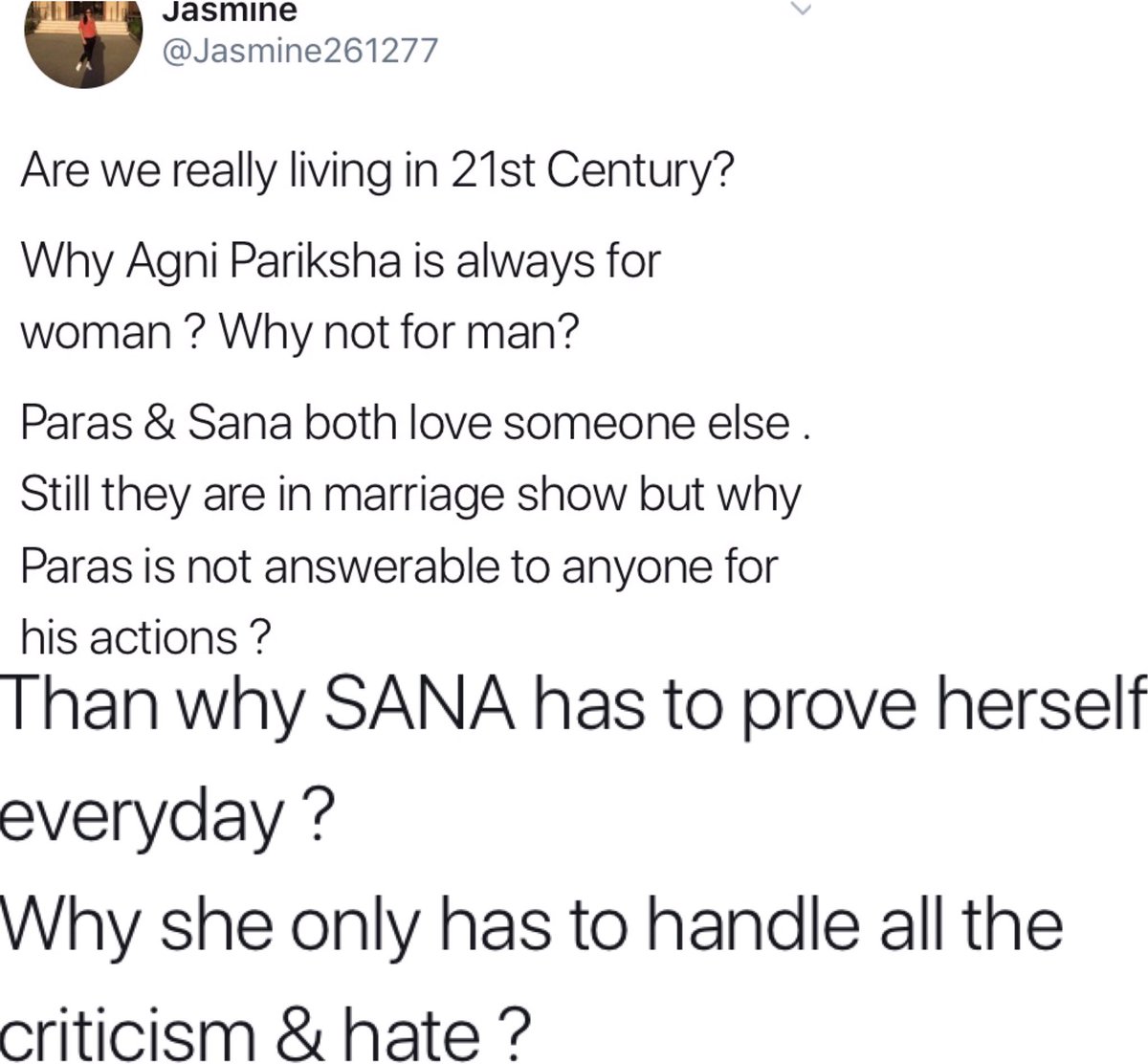 soniathapa18's tweet photo. So true,this should actually touch every #SidNaazian and #Shehnaazians  and rt as much as possible 
#WatchingMSKForSana https://t.co/iwSiDLyhOX