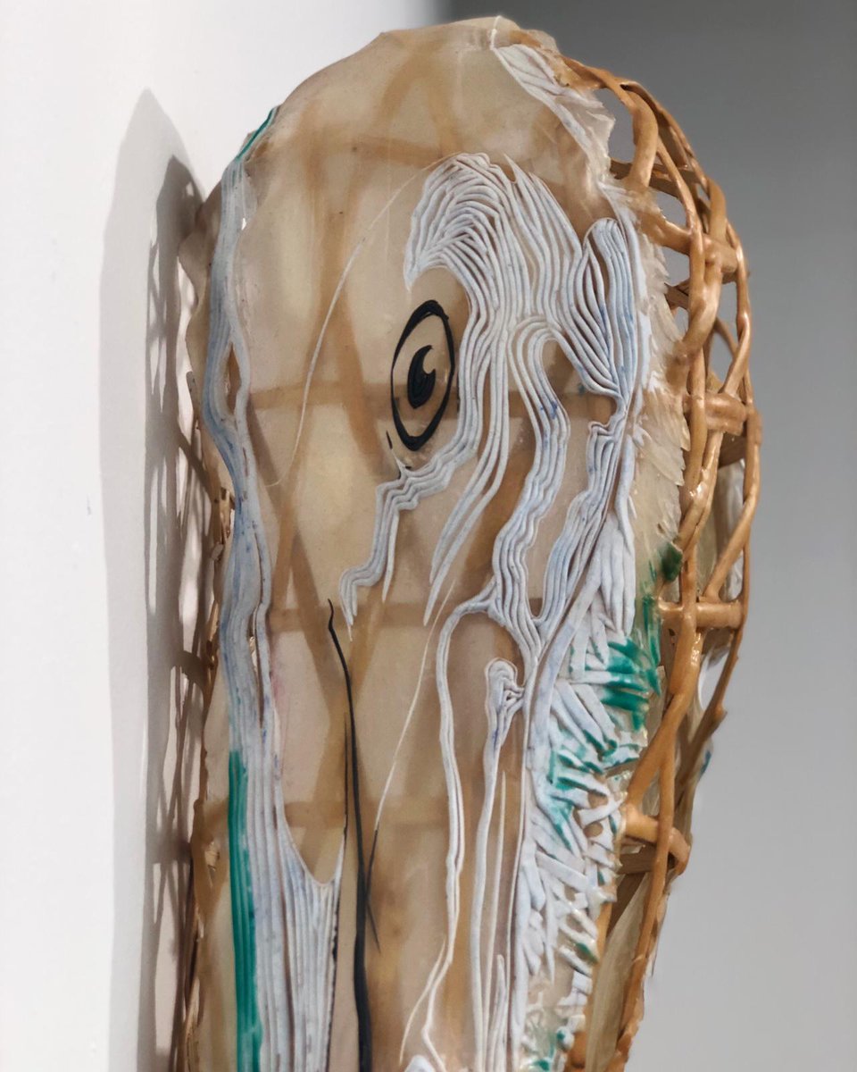 Christiane Blattmann’s wallhangings celebrate the pleasure of seeing, watching and hearing squishy or viscous objects being touched writes Chloe Stead.

On view: Post Equinox (detail), 2019

#ChristianeBlattmann #SQUISHexhibition #Efremidis