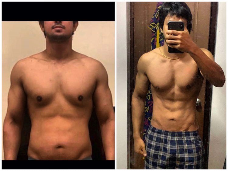 Nakkhul_Jaidev's tweet photo. From Oct 2019 to Present. #ificansocanyou #healthylifestyle #transformation2020 https://t.co/zsRKiCerdw