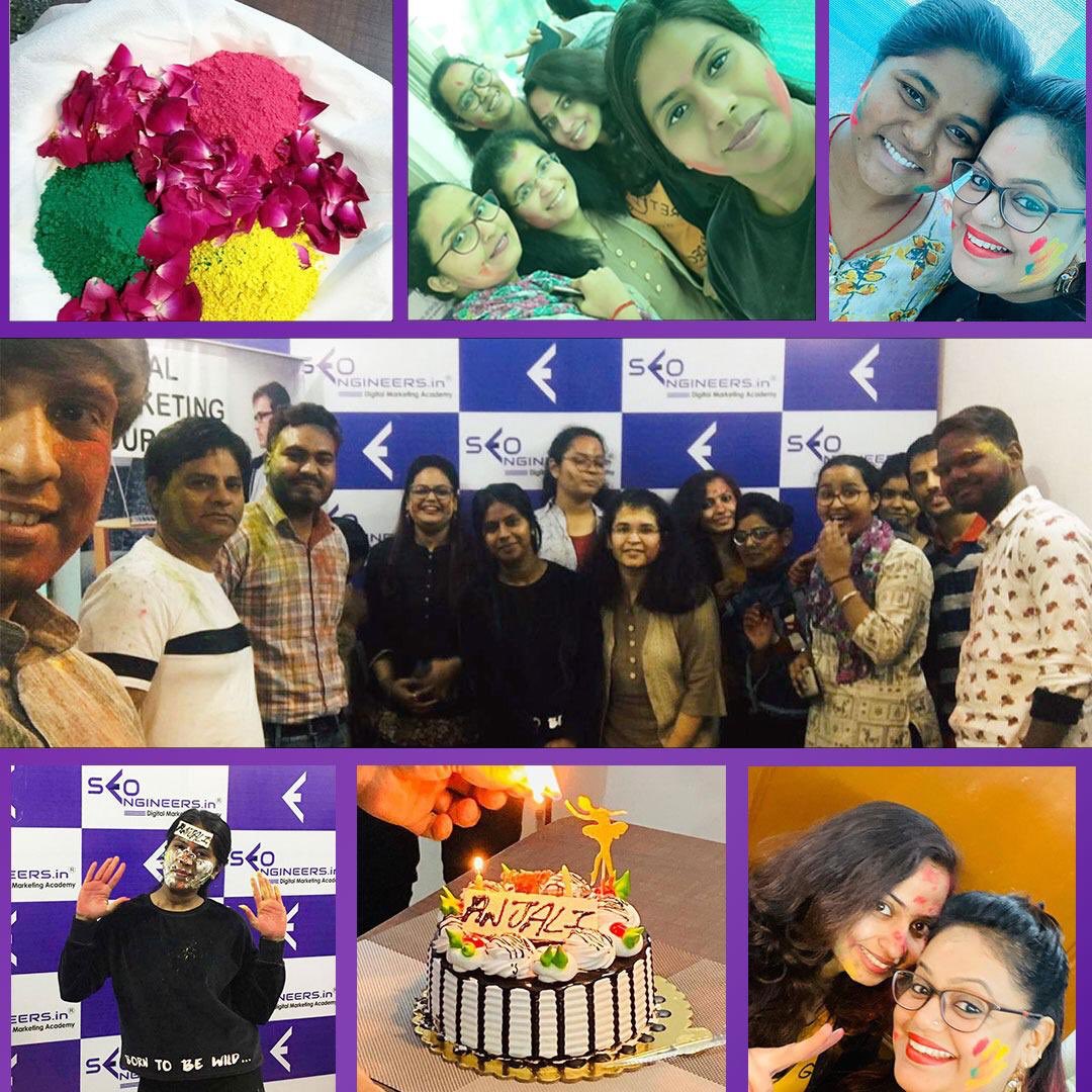 SEO_Engineers's tweet photo. Holi and Birthday celebrations at SEO Engineers Academy. https://t.co/cPUMsbaHk1