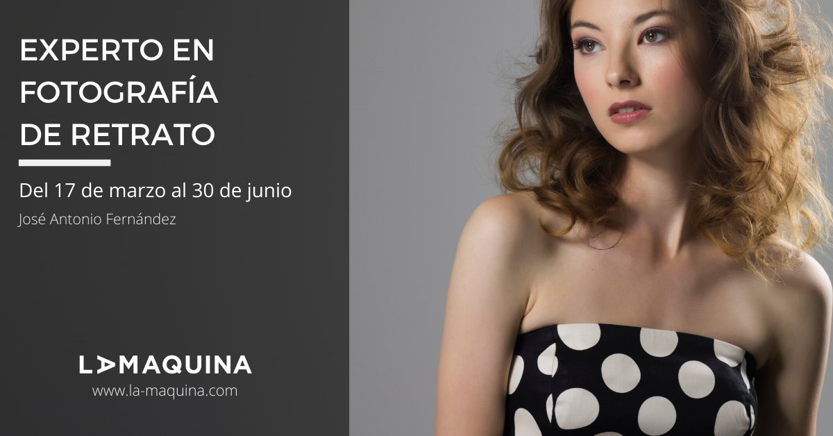 ¡¡Últimas plazas!! #curso EXPERTO EN FOTOGRAFÍA DE RETRATO [Del 17 de marzo al 30 de junio de 2020] Aprende a crear los mejores retratos de la mano de Jose Antonio Fernández, autor de los libros #Sin MiedoalRetrato y #SinMiedoalFlash
Reserva tu plaza 👉ow.ly/ha8j50yFyeL