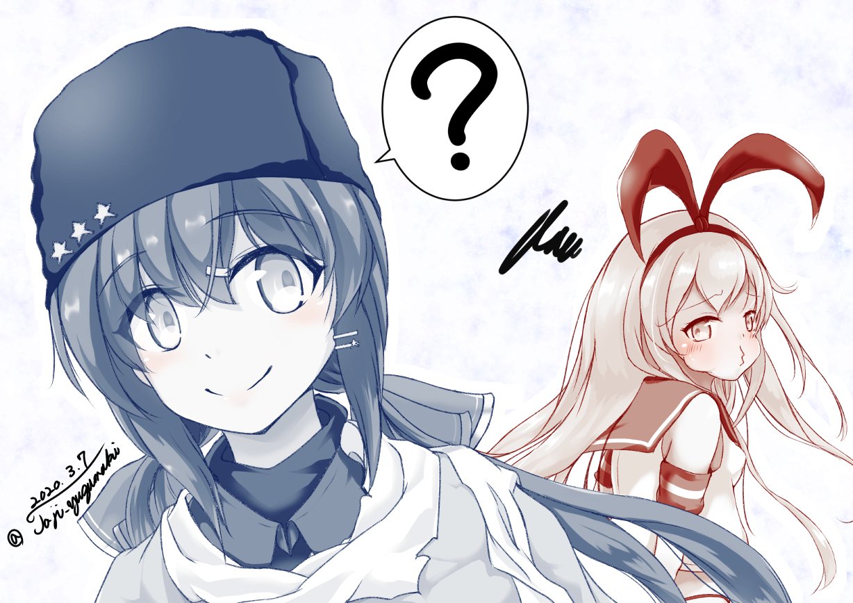 柚子巻たじい Twitter પર 北の国からやってきた空色の巡洋艦と彼女があまりにはっやーいので自分のアイデンティティが埋没しかねず何か面白くない島風ちゃんです ネタですけど 描いたので同志タシュケントは早急に当鎮守府に着任するように 海域では影も形も