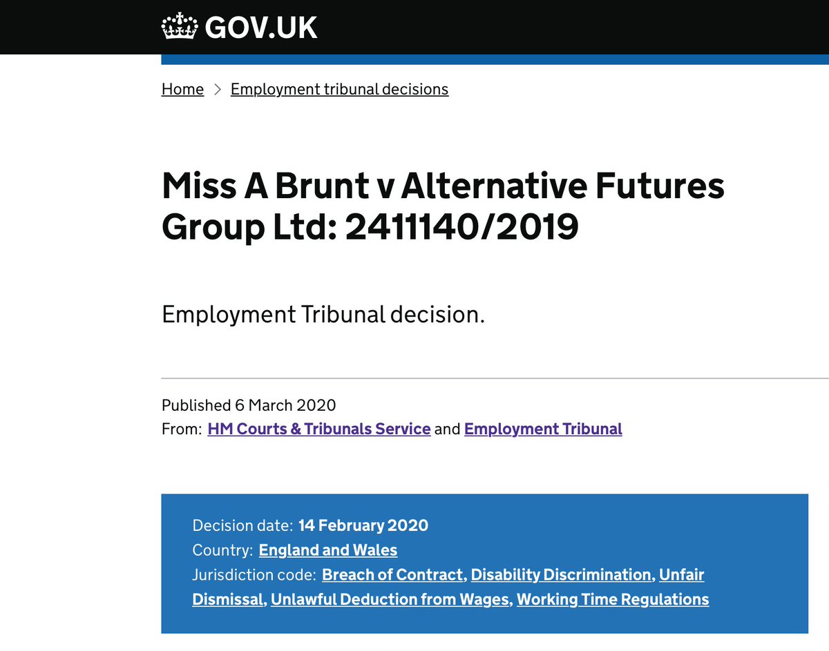 DebraClaridge's tweet photo. Hi @welcometoafg - Seems you're settling out of court with gagging clauses #ukemplaw ?
#GaggingClauses - silencing care workers means the care industry and charities are hiding their shameful unlawful deduction of wages.
Alternative Futures Group #AFG @cinnibarpuddle 
#NMW https://t.co/Qa2YwhS4Ri