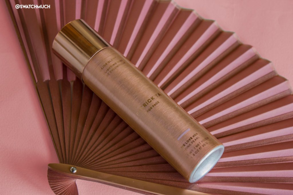 swatchmuch's tweet photo. MAJOR GLOW 💫 The @patricktabeauty highlighting mist is a GAME CHANGER. This is a really innovative way to bring a beautiful natural glow to your face! The mist is super fine and with the help of the #majorglow setting fan you can be precise and set it in a glamourous way! https://t.co/dxTrLASapK