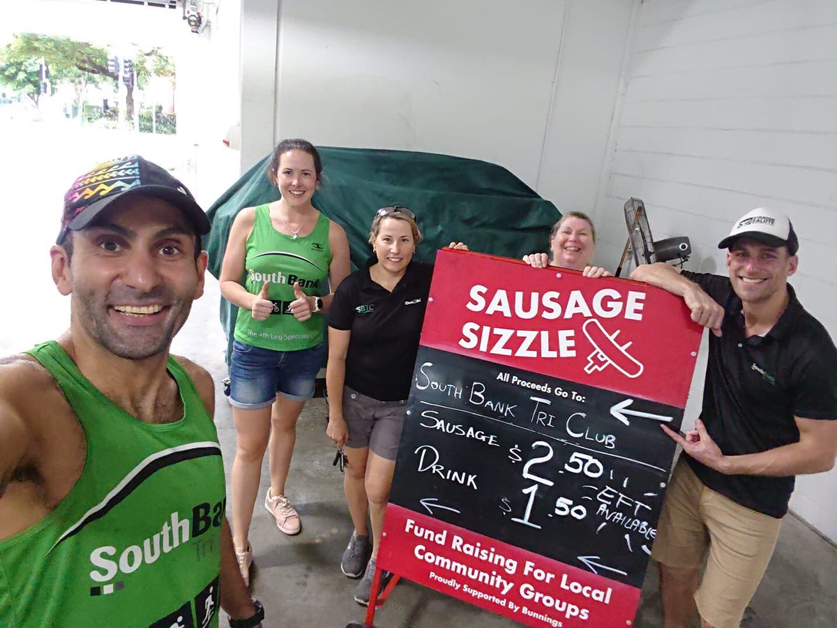 Apparently the Bunnings Community Sausage Sizzle is an #AustralianCulture thing. Having volunteered at my first one with South Bank #Triathlon Club does this mean I’m one step closer to getting Permanent Residency?