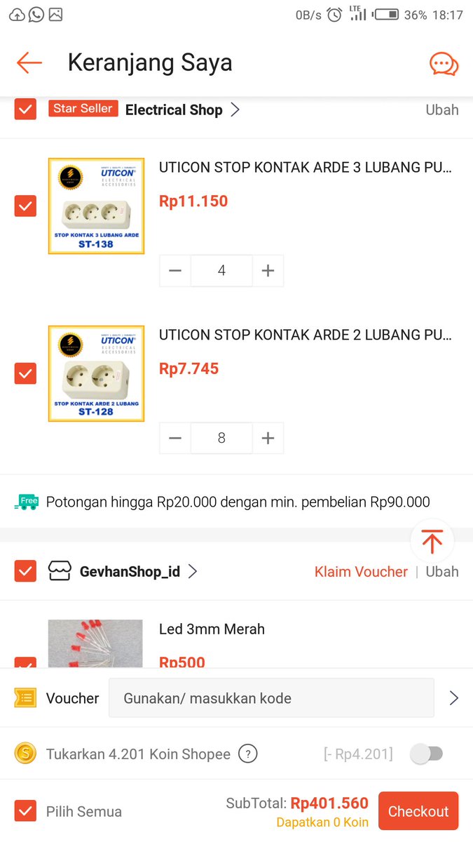yahyablora's tweet photo. @ShopeeID Rindu vocer elektronik 50% 15 rb hahaha https://t.co/vLQvMHMHCW