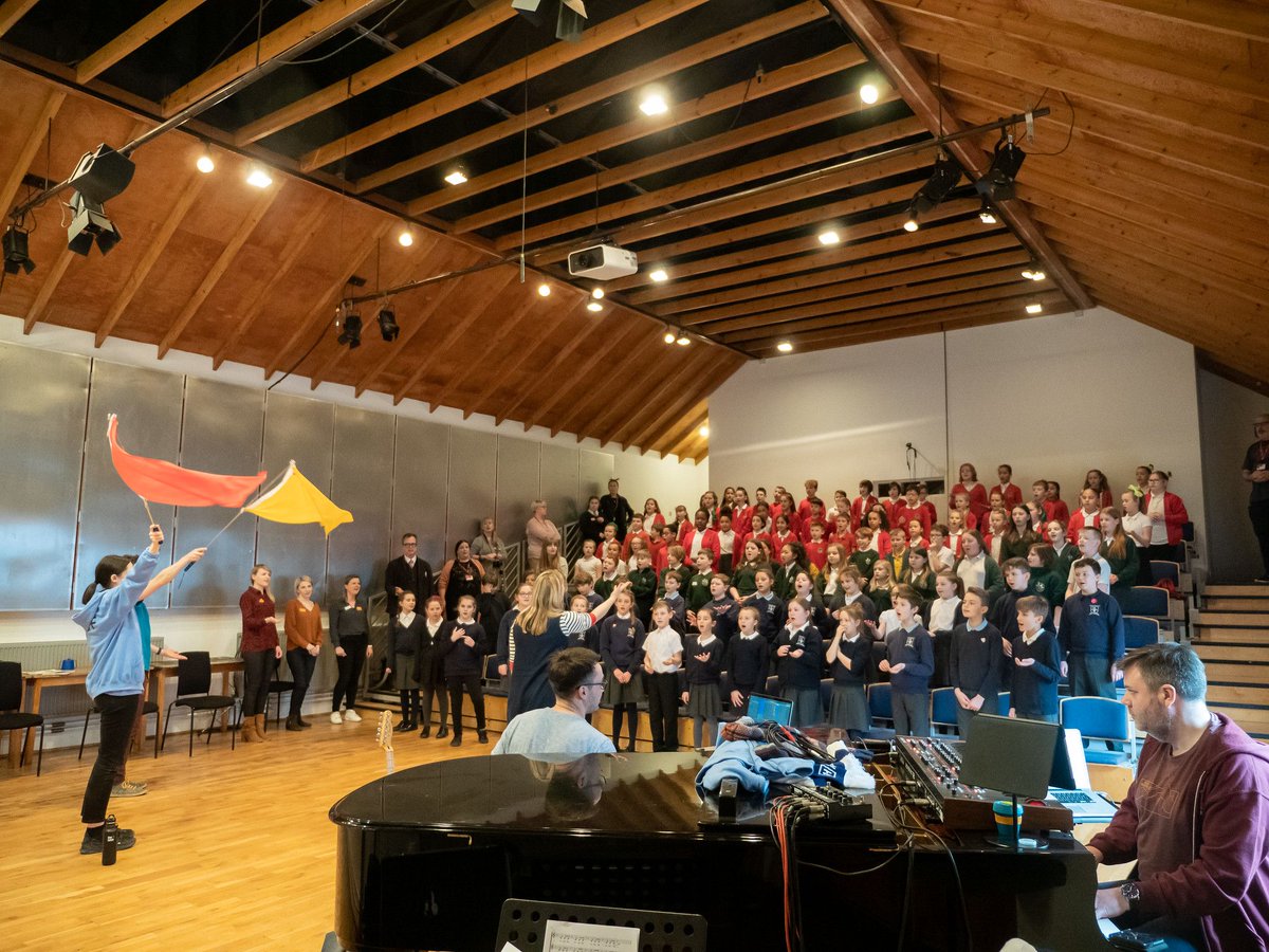 This week we're showcasing music made by young people across Suffolk at Celebration. Over 6 nights, 1400 children perform on stage and sing a finale, composed and led by Emily @Bardenmusic, together. With support from @Cam_Assessment @JamesWhiteDrink @SuffolkSecrets @TrinityC_L.