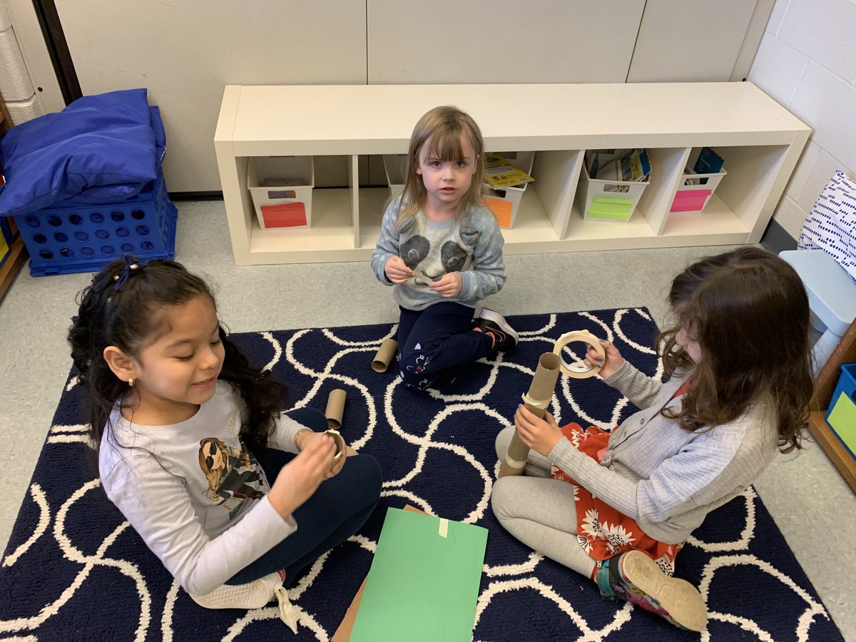 ShelleyPohzehl's tweet photo. These first grade friends celebrated Dr Seuss in a STEAM activity. How tall can you build a truffula tree? #bennettroars https://t.co/F7S15Q0im7