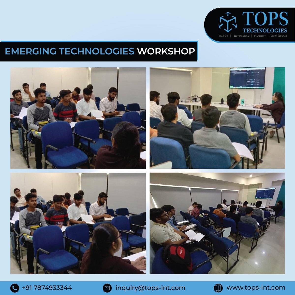 topstech's tweet image. Have you missed our today&apos;s workshop?

No Problem, we have FREE Workshops on different technologies every Saturday.

To Register : Call/WatsApp :+91-7874933344

#TopsTechWorkshop #FREEWorkshop #JavaWithFramework #LearnJava #JavaWorkshop #EmergingTechnologies #Python #LearnPython