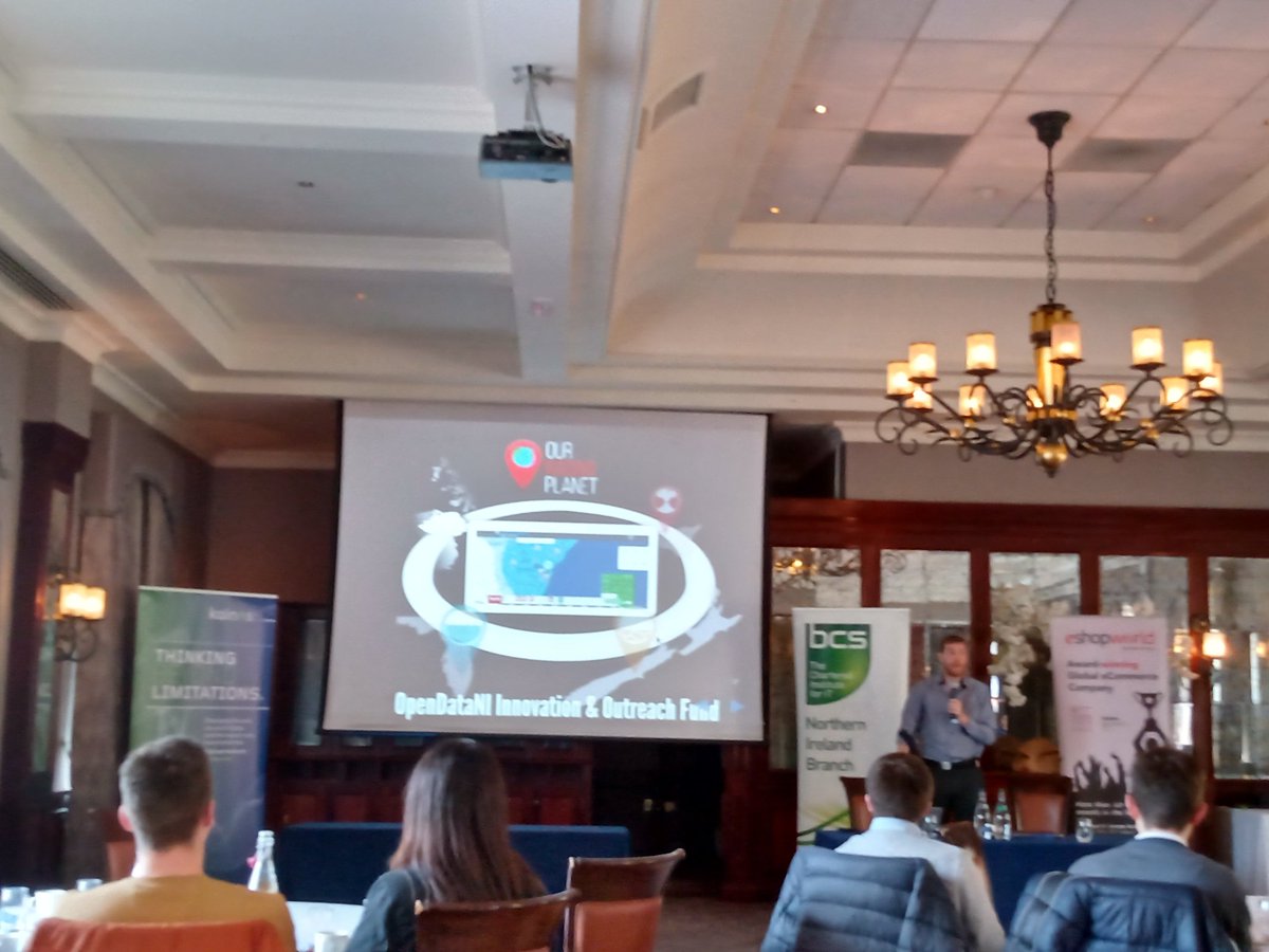 GeoConor's tweet photo. Geodata and spatial analysis at the heart of @flaxandteal #RagingPlanet #geohazard educational simulator. Great pres Phil! #NewTech https://t.co/DqKAiB2bTx