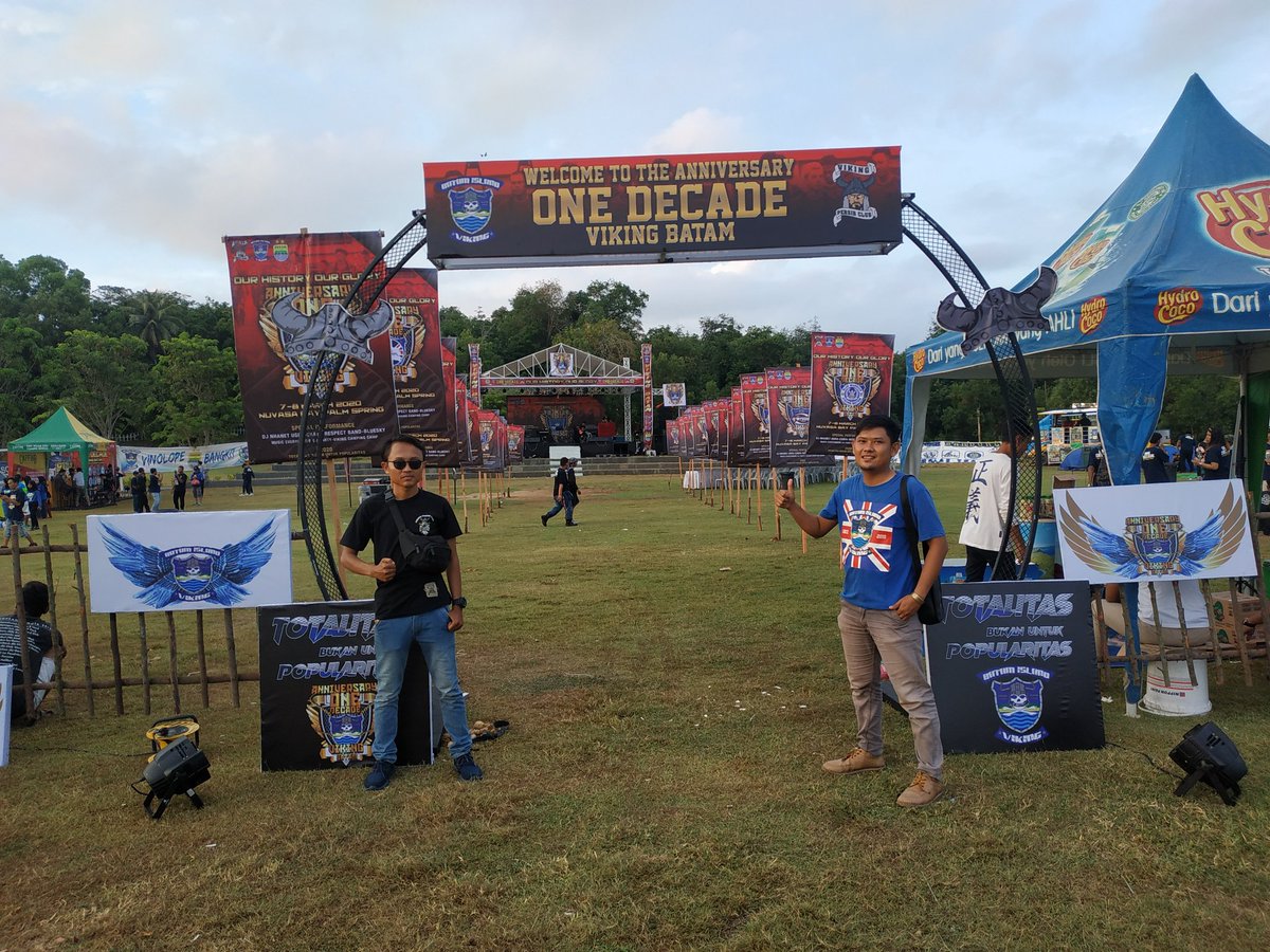 VikingBatam's tweet photo. 2 jam sebelum acara.
#OnedecadeVB https://t.co/OGmuWSvs63